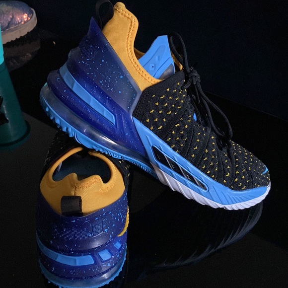 LeBron Black,, Light Blue and Mustard Color - Picture 6 of 7